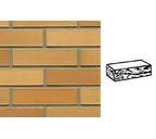 Кирпич клинкерный Muhr 01 EG Niederlausitzer Gelb Edelglanz готик, 290х90х71 мм