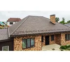 Металлочерепица Grand Line Kamea 0,5 Atlas RR 32 Темно-коричневый