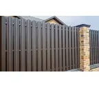 Штакетник Круглый фигурный Grand Line 0,45 Drap ST RR 32 Темно-Коричневый