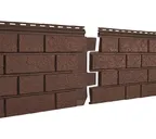 Фасадная панель c Stone-House S-lock клинкер терракотовый