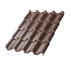 Металлочерепица Металл-Профиль Монтерроса-M 0,5 PURETAN® RAL 8017 Коричневый шоколад