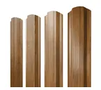 Штакетник Прямоугольный фигурный Grand Line 0,45 Print Premium Golden Wood Golden Wood