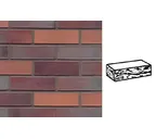 Кирпич клинкерный Muhr 12 Blaurot-bunt готик, 240х55х71 мм