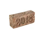 Кирпич облицовочный с клеймом Тандем (Донские зори) Год, 215х102х65 мм