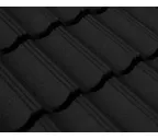Композитная черепица Gerard Heritage, 1250x367мм, deep black