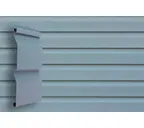 Виниловый сайдинг двухслойный Grand Line Корабельная доска Слим Голубой 3.00