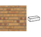 Кирпич клинкерный Muhr 06K Hellbraun-bunt Kohle рустик, 290х90х71 мм