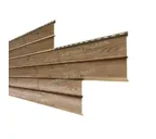 Металлический сайдинг Lбрус-XL-В Металл-Профиль ECOSTEEL Кедр 14х335
