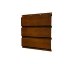 Софит металлический полная перфорация 0,4 Print Premium Golden Wood