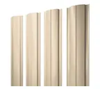 Штакетник Полукруглый Slim Grand Line 0,5 Satin RAL1015 Светлая Слоновая Кость