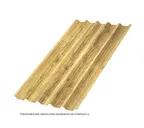 Профлист Металл Профиль C44 0.5 ECOSTEEL® текстурированный Золотой дуб B