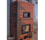 Печной кирпич радиусный полнотелый Lode Brunis F15 (R60) гладкий, 250х120х65 мм
