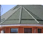 Металлочерепица Металл-Профиль Ламонтерра XL 0,45 Полиэстер RAL 6005 Зеленый мох