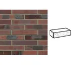 Кирпич клинкерный Muhr 04KS Rotbraun-bunt Kohle Spezial рустик, 290х90х52 мм