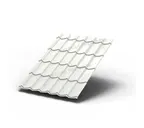 Металлочерепица Металл-Профиль Монтеррей 0,5 PURMAN® RAL 9010 Чистый белый