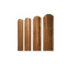 Штакетник Полукруглый Slim фигурный Grand Line 0,4 Print Premium Golden Wood Golden Wood