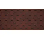 Гибкая черепица Тегола Comfort GARDA Rosso 409