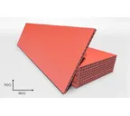 Керамогранитная плита FAVEKER GA20 для НФС, Rojo, 800*300*20 мм