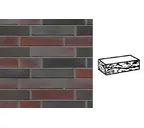Кирпич клинкерный Muhr 25 Violettschwarz готик, 240х115х52 мм