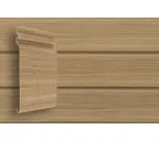 Виниловый сайдинг двухслойный Grand Line Natural-Брус Tundra клен 3.00