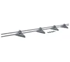 Снегозадержатель NEW трубчатый Grand Line RAL 9006 3м