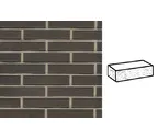 Кирпич клинкерный Muhr 05 Eisenschmelz Schwarzbraun рустик, 240х115х52 мм