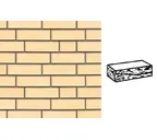 Кирпич клинкерный Muhr 35 Creme nuanciert готик, 240х55х71 мм