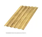 Профлист Металл Профиль HC35 0.5 ECOSTEEL® текстурированный Золотой дуб A