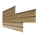 Металлический сайдинг Lбрус-XL Металл-Профиль ECOSTEEL Сосна 14х335 | текстурированный