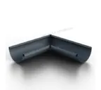 Угол желоба внутренний МЕТАЛЛ ПРОФИЛЬ Foramina Freeze D125 Grey