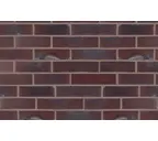 Кирпич клинкерный пустотелый ABC 8654 Wiemar aubergine Kohlebrand гладкий, 240х115х71 мм