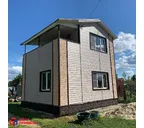 Виниловый сайдинг Альта-Профиль БЛОКХАУС Бежевый 3100x200x1.1