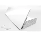 Керамогранитная плита FAVEKER GA20 для НФС, Blanco Brillo, 1200*300*20 мм