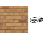 Кирпич клинкерный Muhr 06K Hellbraun-bunt Kohle готик, 240х90х40 мм