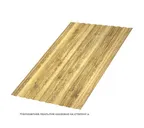 Профлист Металл Профиль C8 0.5 ECOSTEEL® текстурированный Золотой дуб B