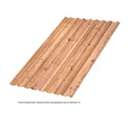 Профлист Металл Профиль МП20 0.5 ECOSTEEL® текстурированный Кедр B