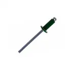 Заклёпка вытяжная Daxmer 4,0х10 RAL 6002 (10х1000 шт) ал/ст