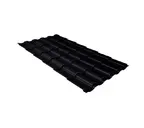 Металлочерепица Grand Line Kredo 0,5 GreenCoat Pural Matt BT RR 33 Черный
