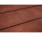 Композитная черепица Метротайл (Metrotile) серия I-Slate, цвет красный, 1340х430 мм