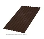Профлист Металл Профиль МП20 0.5 VALORI Brown, Коричневый B