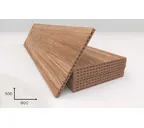 Керамогранитная плита FAVEKER GA20 для НФС, Ordesa Marron, 800*300*20 мм