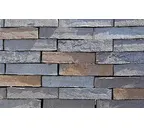 Кирпич клинкерный Muhr 05 Eisenschmelz Schwarzbraun Wasserstrich, 240х52х52 мм