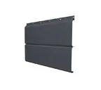 Софит ЭкоБрус с перфорацией 0,345 Grand Line 0,45 Drap ST с пленкой RAL 7024 мокрый асфальт