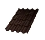 Металлочерепица Металл-Профиль Монтерроса-M 0,5 VALORI DarkBrown/Темно-коричневый