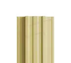 Штакетник Металл Профиль TRAPEZE-T 0,5 NormanMP RAL1014 Слоновая кость