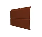 Софит ЭкоБрус с перфорацией 0,345 Grand Line 0,5 Satin RAL 3009 оксидно-красный