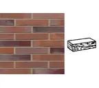 Кирпич клинкерный Muhr 14 Rotblau-bunt готик, 290х90х52 мм