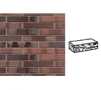 Кирпич клинкерный Muhr 04S Rotbraun-bunt Spezial готик, 240х90х40 мм