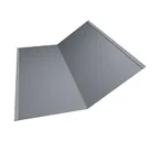 Планка ендовы нижней 300х300 0,45 PE с пленкой RAL 9006 бело-алюминиевый