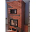 Печной кирпич радиусный полнотелый Lode Brunis F15 (R60) гладкий, 250х120х65 мм